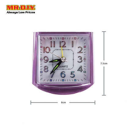 (MR.DIY) Quartz SMALL ALARM CLOCK WITH LIGHT