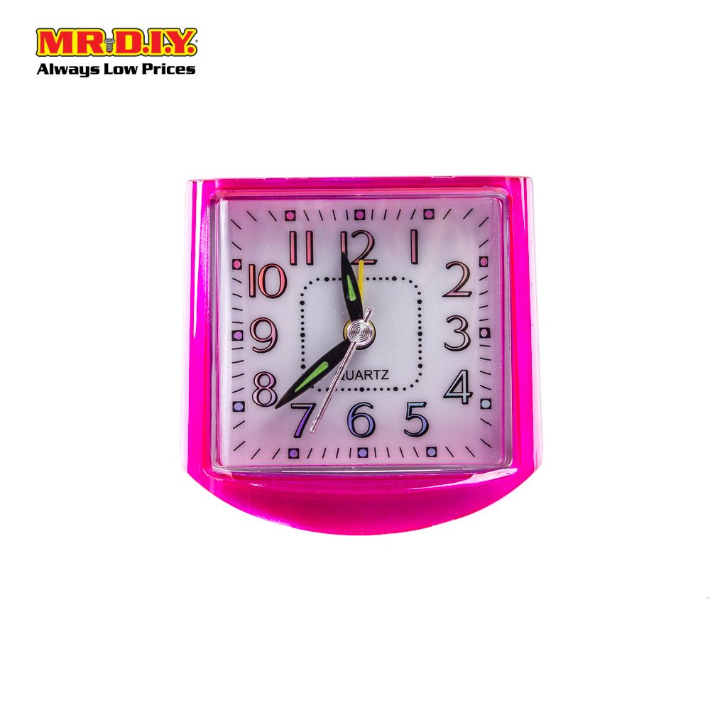 (MR.DIY) Quartz SMALL ALARM CLOCK WITH LIGHT