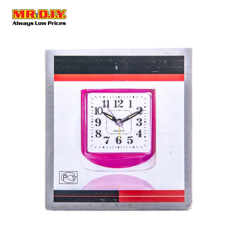 (MR.DIY) Quartz SMALL ALARM CLOCK WITH LIGHT