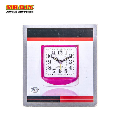 (MR.DIY) Quartz SMALL ALARM CLOCK WITH LIGHT