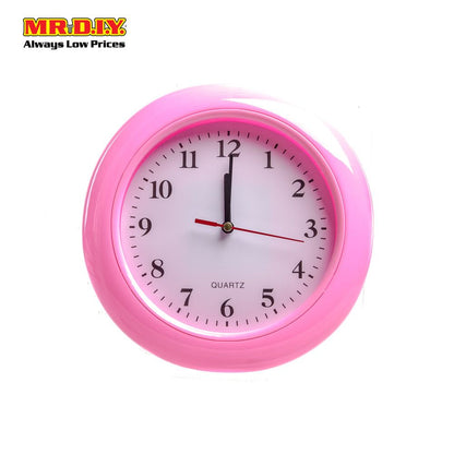 (MR. DIY) QUARTZ Plastic Analog Wall Clock Modern Jam Dinding  (20cm)