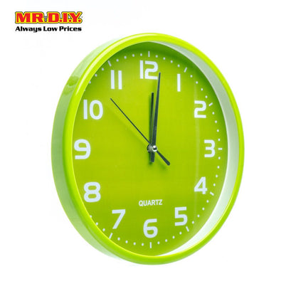 QUARTZ Wall Clock Long Lasting (23cm) - MR.DIY
