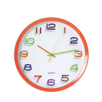 QUARTZ Face Round Wall Clock 13"