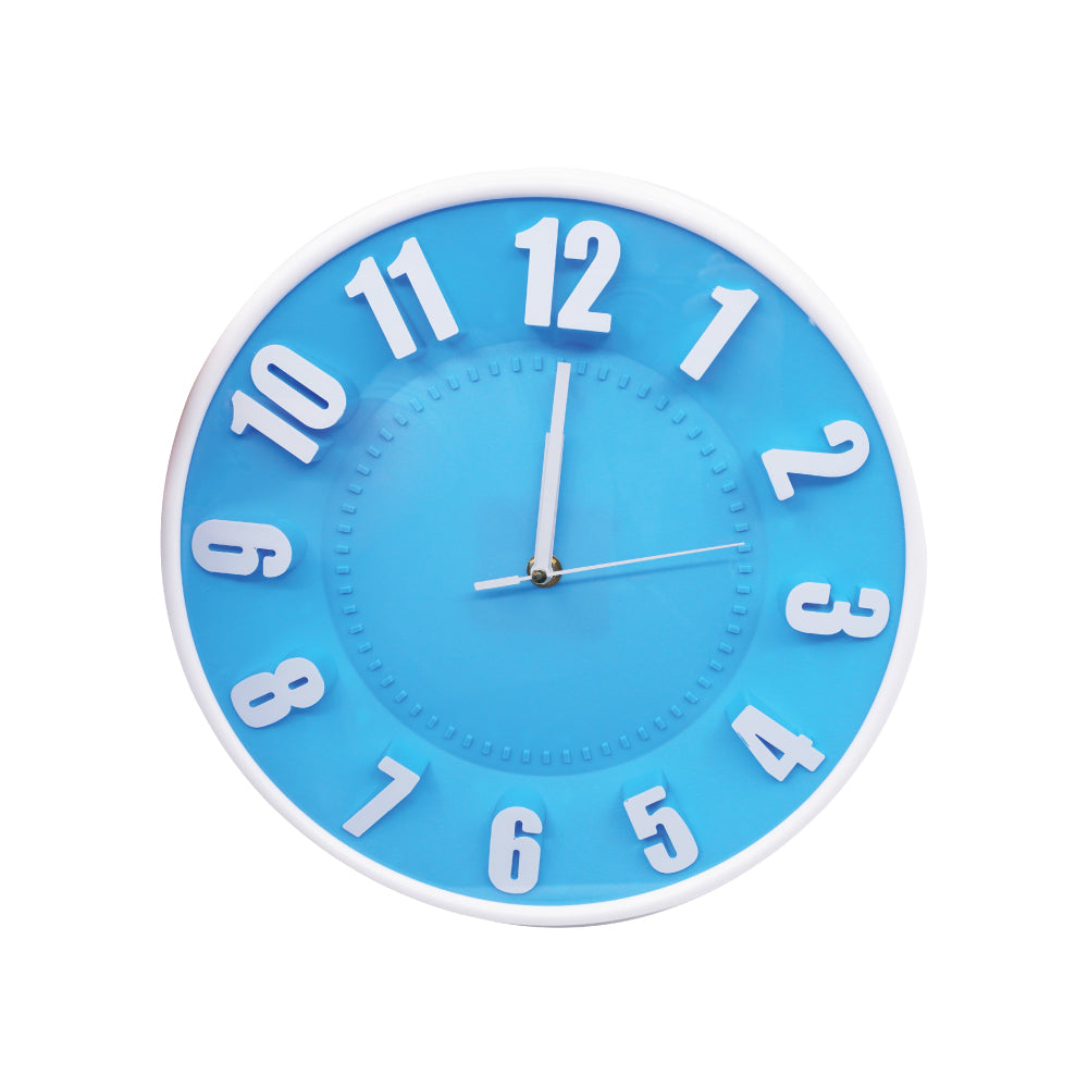 (MR.DIY) JIN HAI Modern Plastic Wall Clock (30cm)
