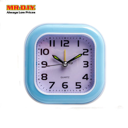 (MR.DIY) Quartz Square Alarm Clock (10x10cm)
