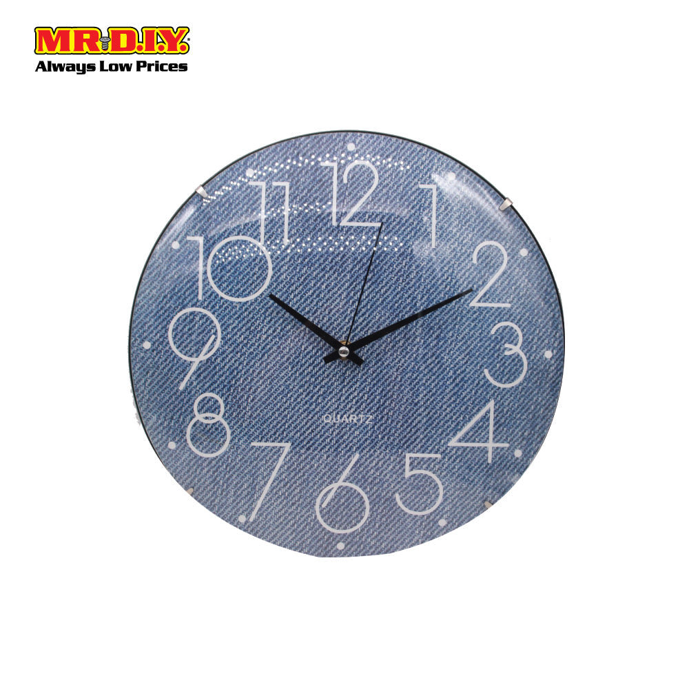 (MR.DIY) Quartz LJ-6129 Rimless Wall Clock 12 Inch KLJ-6129