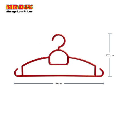 (MR.DIY) 6pcs Plastic X-Ware Clothes Hanger (H17.5xL36cm)