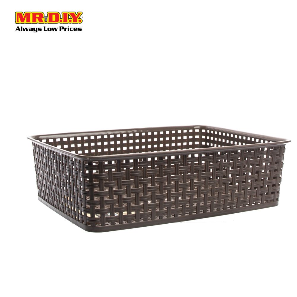 (MR.DIY) LAVA Plastic Basket ( 27 X 35 X 10CM)