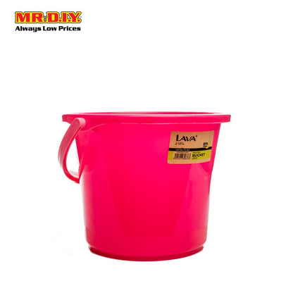 LAVA Plastic Heavy-Duty BPA-Free Bucket Water Pail 3L (16.5cm X 20cm)