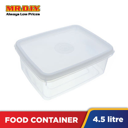 LAVA Plastic Food Container with Lid (4.5L)
