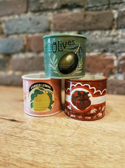 Canned Goods Planters
