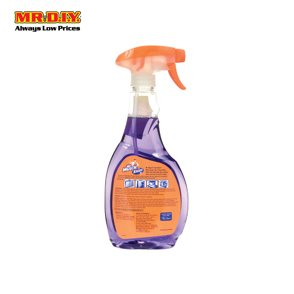MR MUSCLE  Value Pack Kiwi Kleen Glass Cleaner Lavender (2 X 500ml)