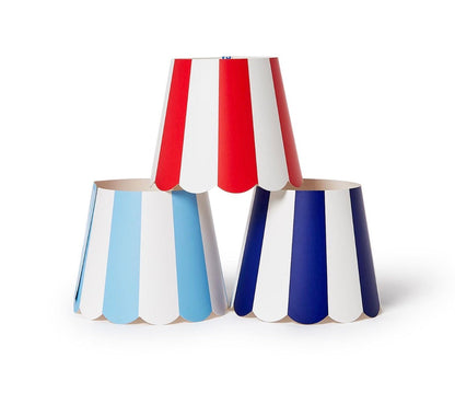 Striped Paper Lamp Shade