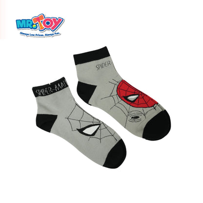 MARVEL Spider-Man Grey Adult Socks 2 Pairs (24-26cm)