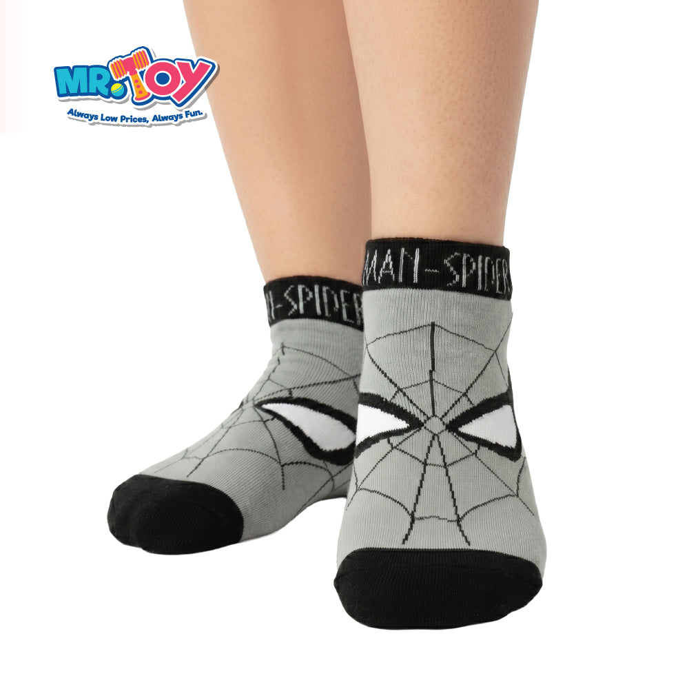 MARVEL Spider-Man Grey Adult Socks 2 Pairs (24-26cm)