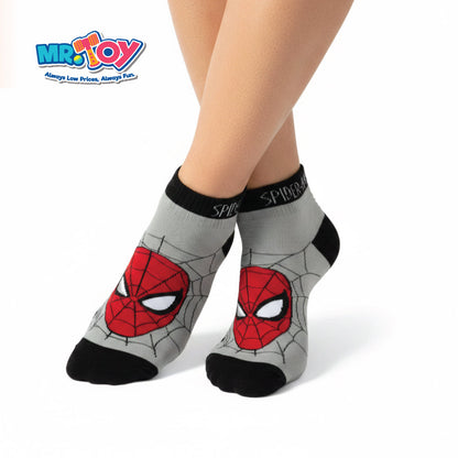 MARVEL Spider-Man Grey Adult Socks 2 Pairs (24-26cm)