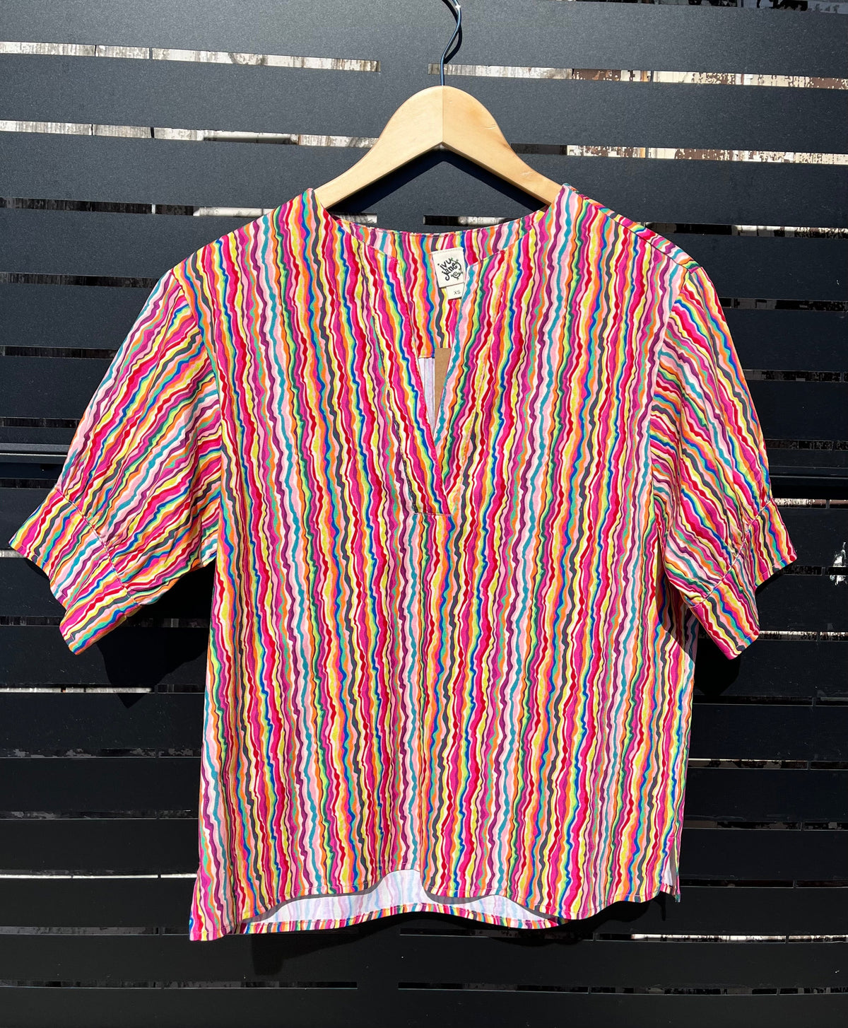 Notched Front Shirt