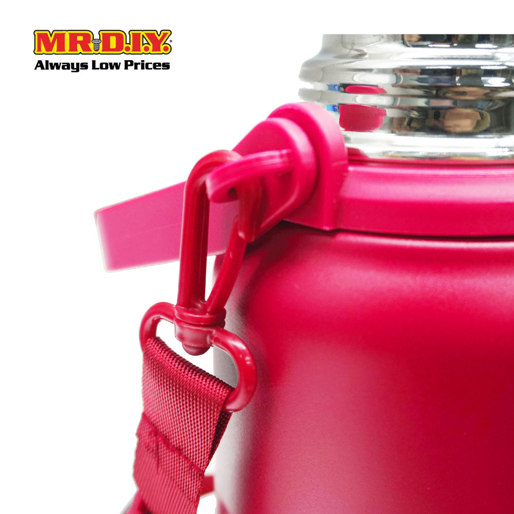 (MR. DIY) Stainless Steel Bottle Tumbler with Handle (800ml) -  RED - Color Series