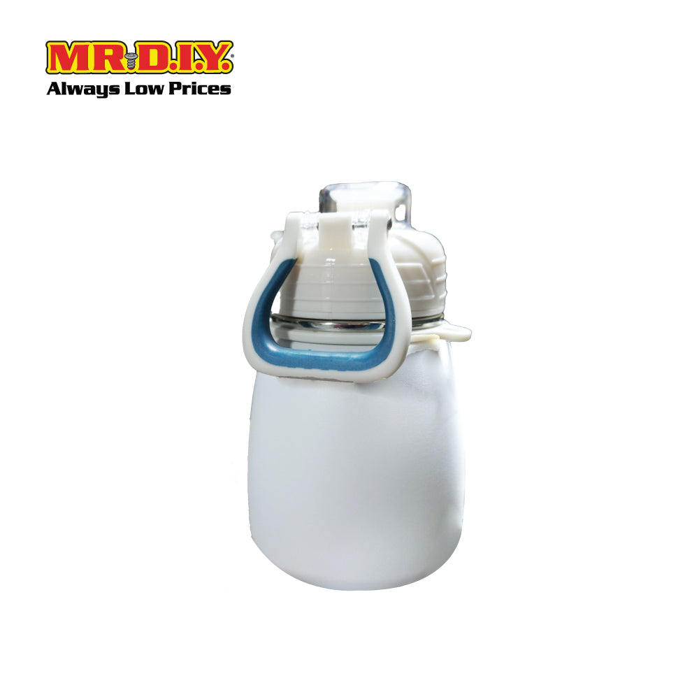 (MR. DIY) Stainless Steel Bottle Tumbler with Straw (600ml) -  OFF WHITE - Color Series