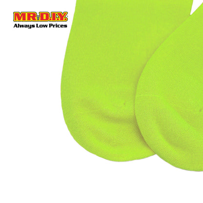 (MR.DIY) Unisex Adult Ankle Casual Cotton Socks - Light Green - Color Series