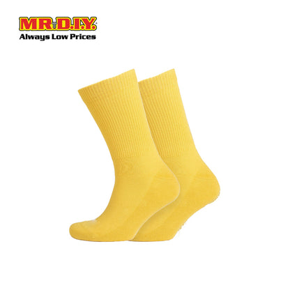 (MR.DIY) Unisex 5-8 Years Ankle Kid Cotton Socks - Yellow - Color Series