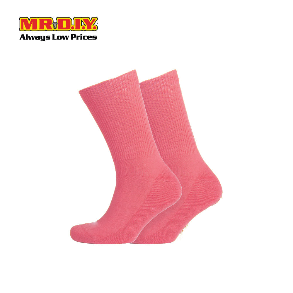 (MR.DIY) Unisex 5-8 Years Ankle Kid Cotton Socks - Light Pink - Color Series