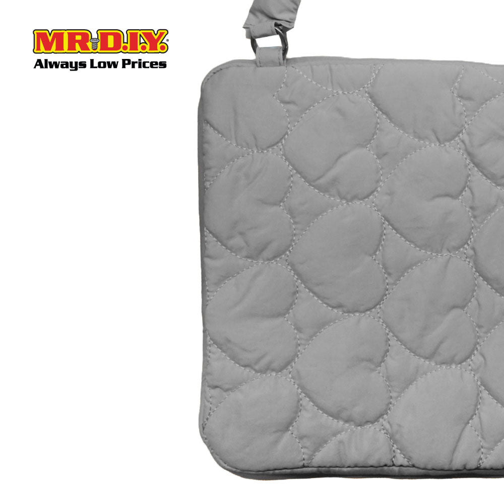 (MR.DIY) Heart Briefcase Office Laptop bag  - GREY - Color Series
