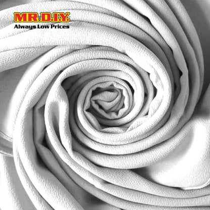 (MR. DIY) Basic Chiffon Scarf (45inch)' - Off White - Color Series