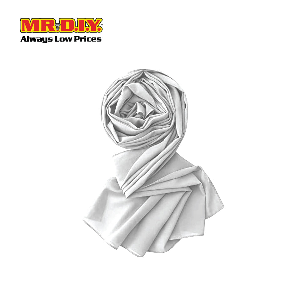 (MR. DIY) Basic Chiffon Scarf (45inch)' - Off White - Color Series