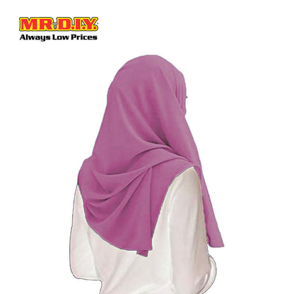 (MR. DIY) Basic Chiffon Scarf (45inch) - Pink - Color Series