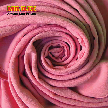 (MR. DIY) Basic Chiffon Scarf (45inch) - Red - Color Series