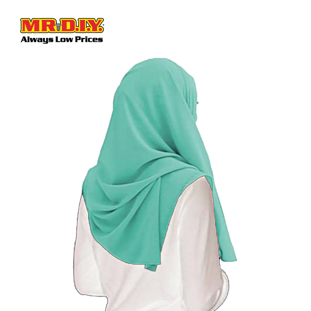 (MR. DIY) Basic Chiffon Scarf (45inch) - Green - Color Series
