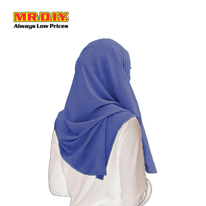 (MR. DIY) Basic Chiffon Scarf (45inch) - Blue - Color Series