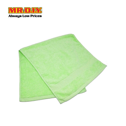 (MR.DIY) Absorbent Soft Cotton Hand Towel (35x75cm) - Green - Color Series
