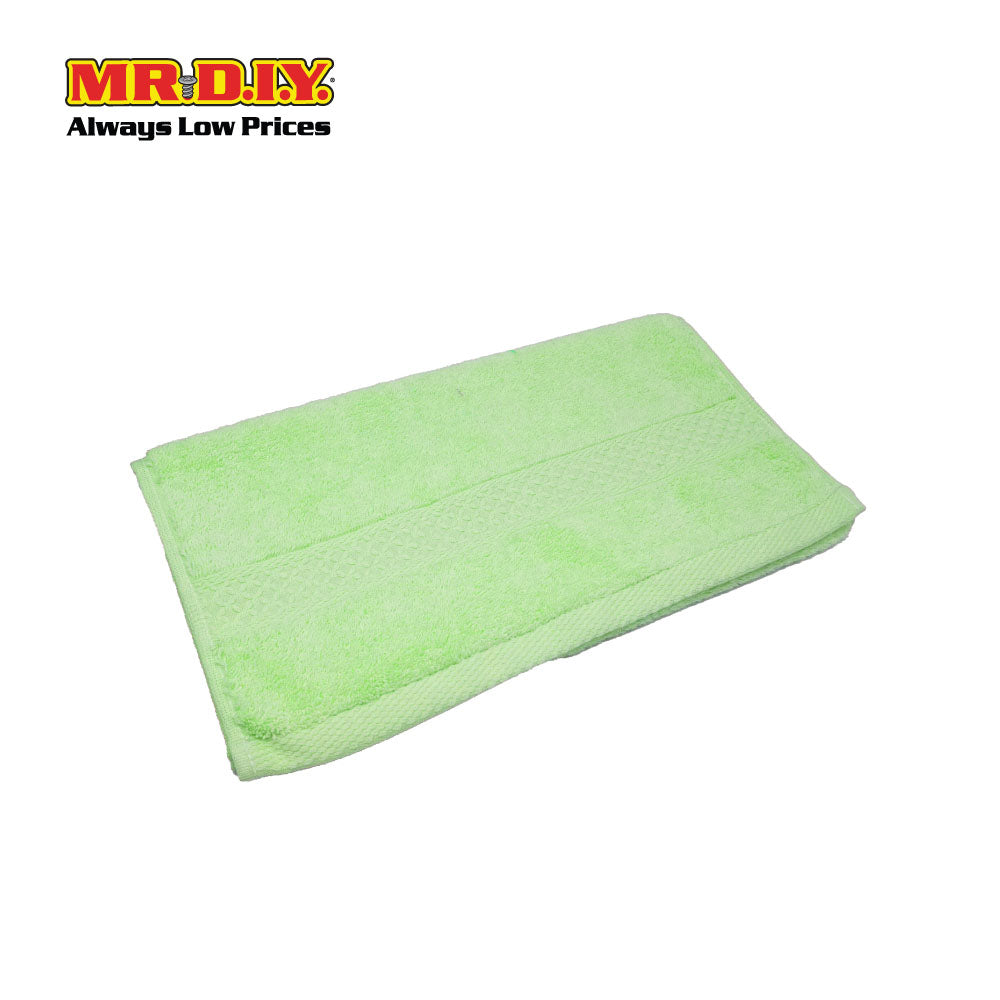 (MR.DIY) Absorbent Soft Cotton Hand Towel (35x75cm) - Green - Color Series
