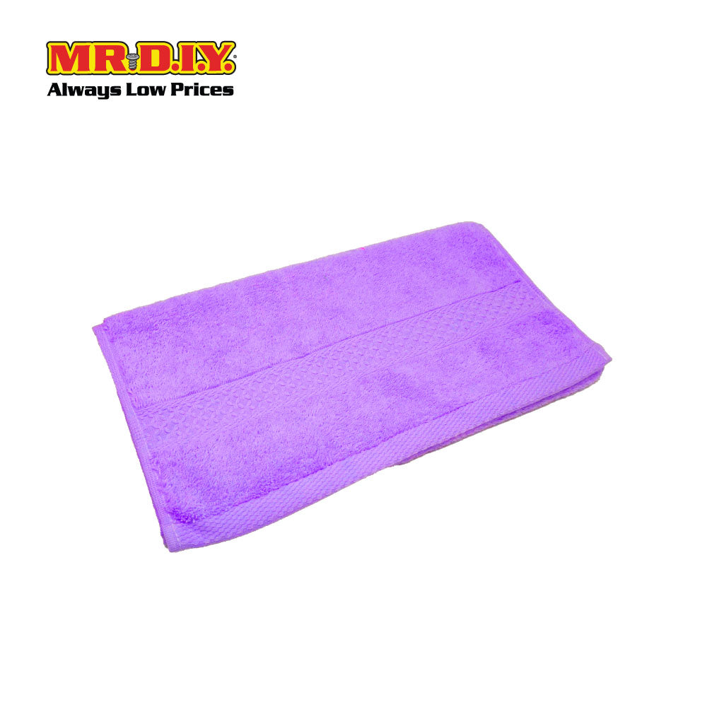 (MR.DIY) Absorbent Soft Cotton Hand Towel (35x75cm) - Purple - Color Series