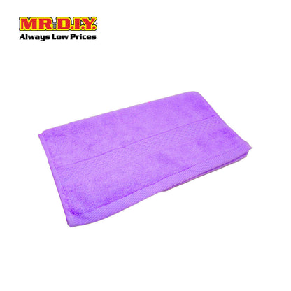 (MR.DIY) Absorbent Soft Cotton Hand Towel (35x75cm) - Purple - Color Series