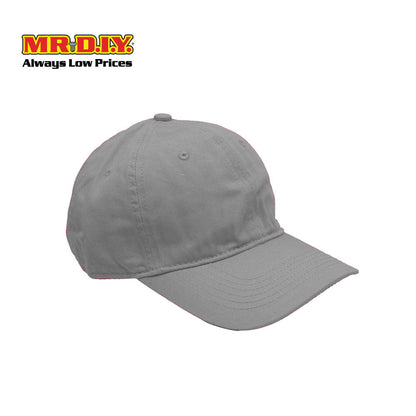 (MR.DIY) Adjustable Cotton Snapback Cap - GREY - Color Series