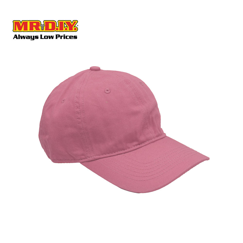 (MR.DIY) Adjustable Cotton Snapback Cap - LIGHT PINK - Color Series