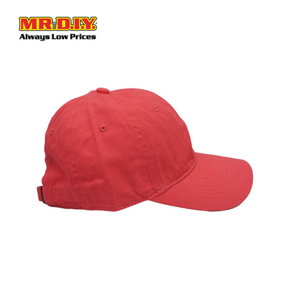 (MR.DIY) Adjustable Cotton Snapback Cap - RED - Color Series