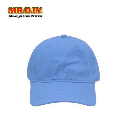 (MR.DIY) Adjustable Cotton Snapback Cap - BLUE - Color Series