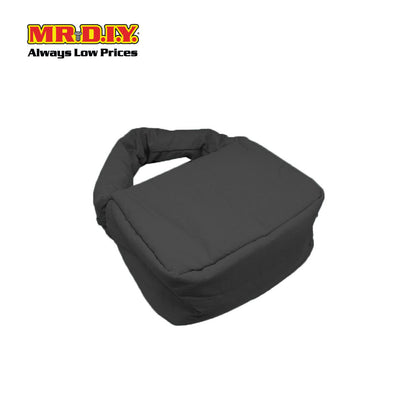 (MR. DIY) Small Puffy Bag with Strap Chain -  BLACK - Color Series