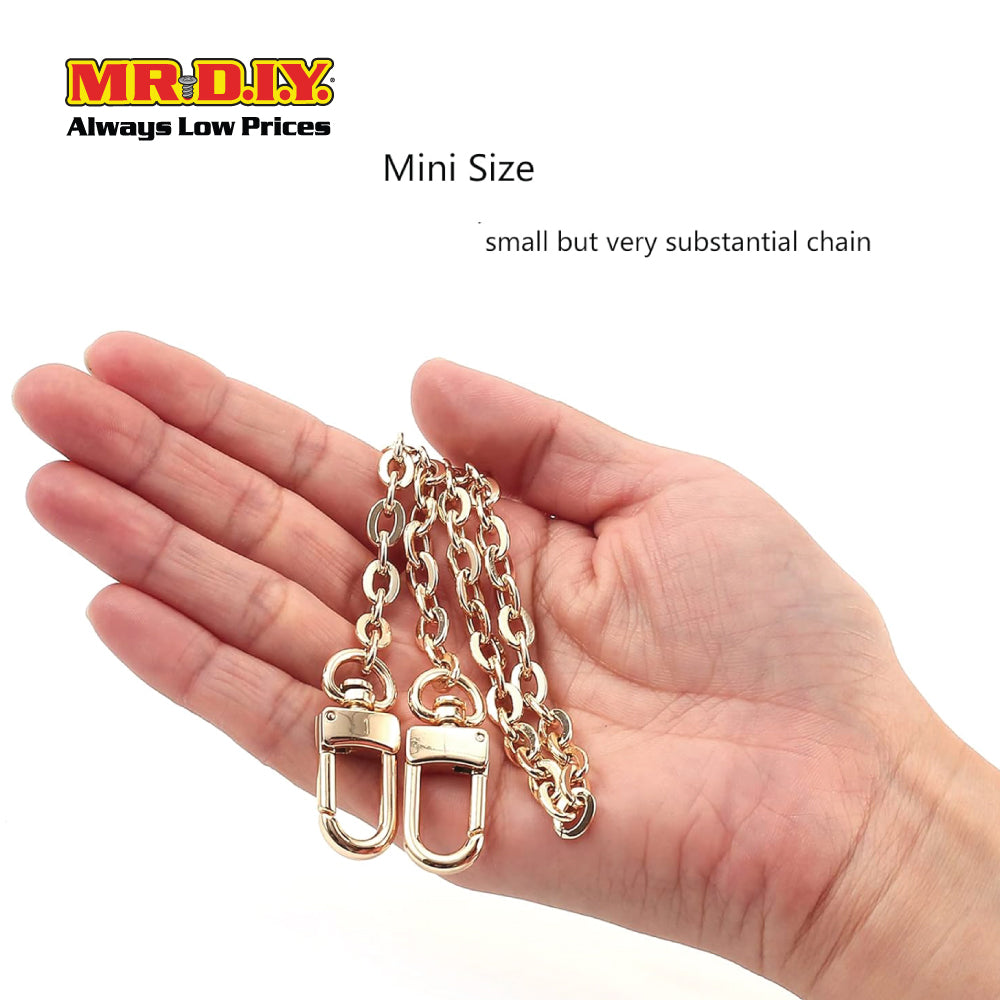 (MR. DIY) Small Puffy Bag with Strap Chain -  LIGHT BLUE - Color Series