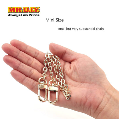 (MR. DIY) Small Puffy Bag with Strap Chain -  LIGHT BLUE - Color Series