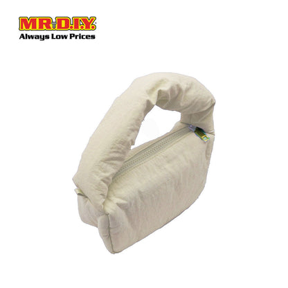 (MR. DIY) Small Puffy Bag with Strap Chain -  OFF WHITE - Color Series