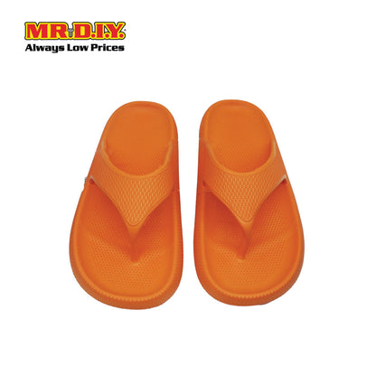 (MR.DIY) EVA Unisex Anti Slippery Flip-Flops Slippers - Orange - Color Series
