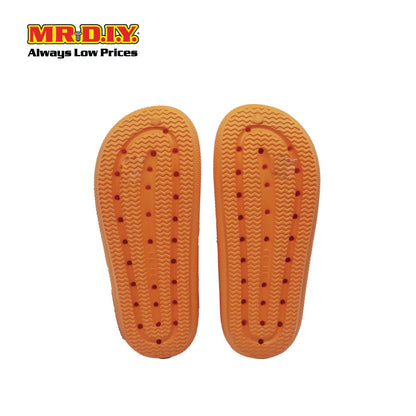 (MR.DIY) EVA Unisex Anti Slippery Flip-Flops Slippers - Orange - Color Series