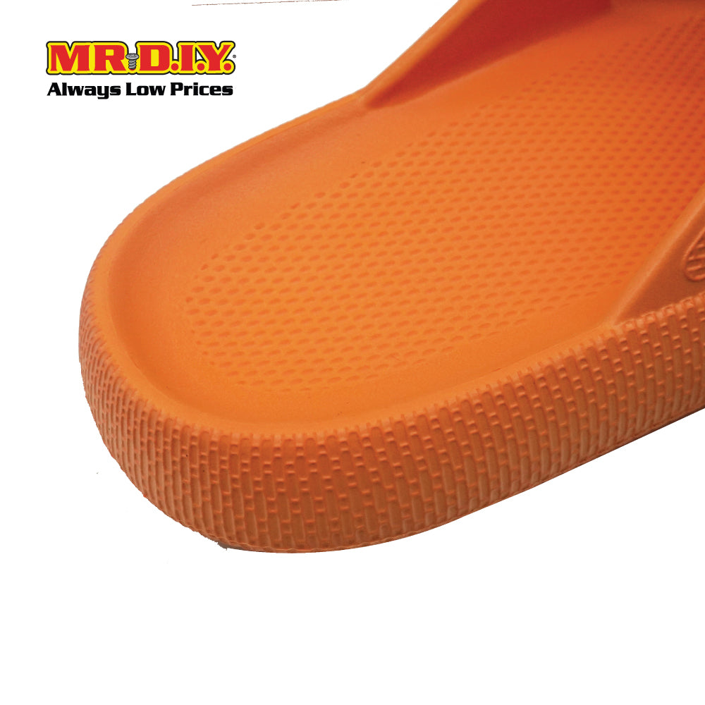 (MR.DIY) EVA Unisex Anti Slippery Flip-Flops Slippers - Orange - Color Series
