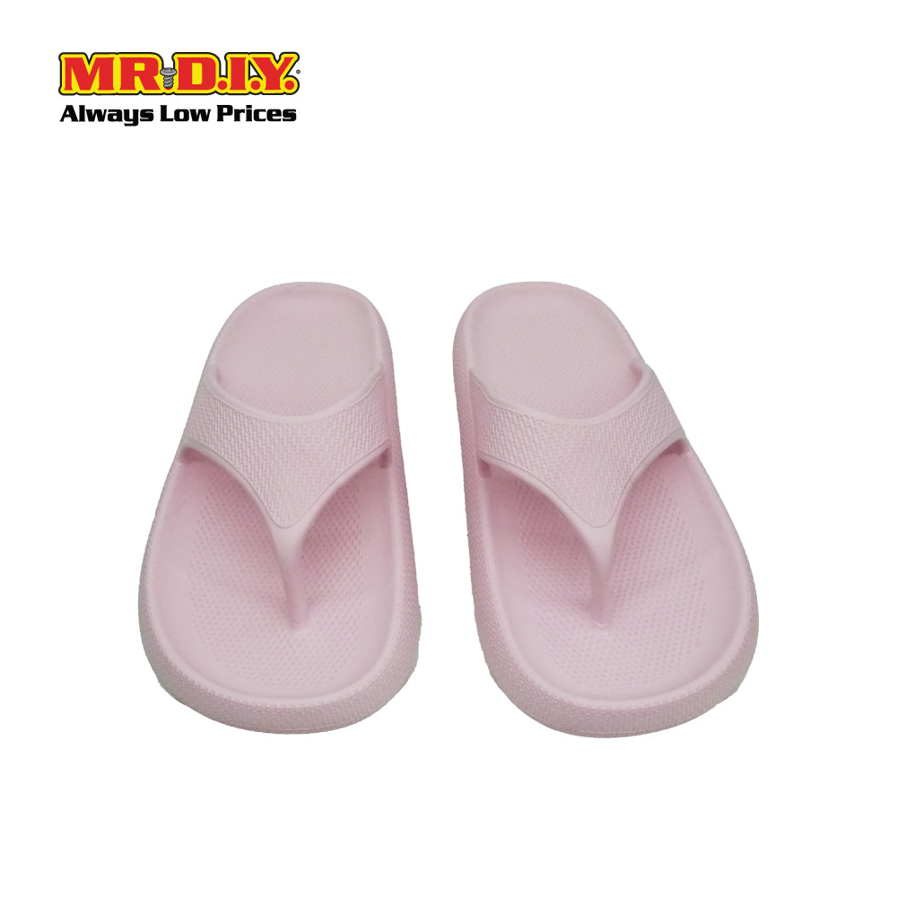(MR.DIY) EVA Unisex Anti Slippery Flip-Flops Slippers - Light Pink - Color Series