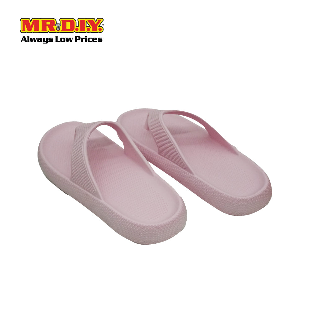 (MR.DIY) EVA Unisex Anti Slippery Flip-Flops Slippers - Light Pink - Color Series